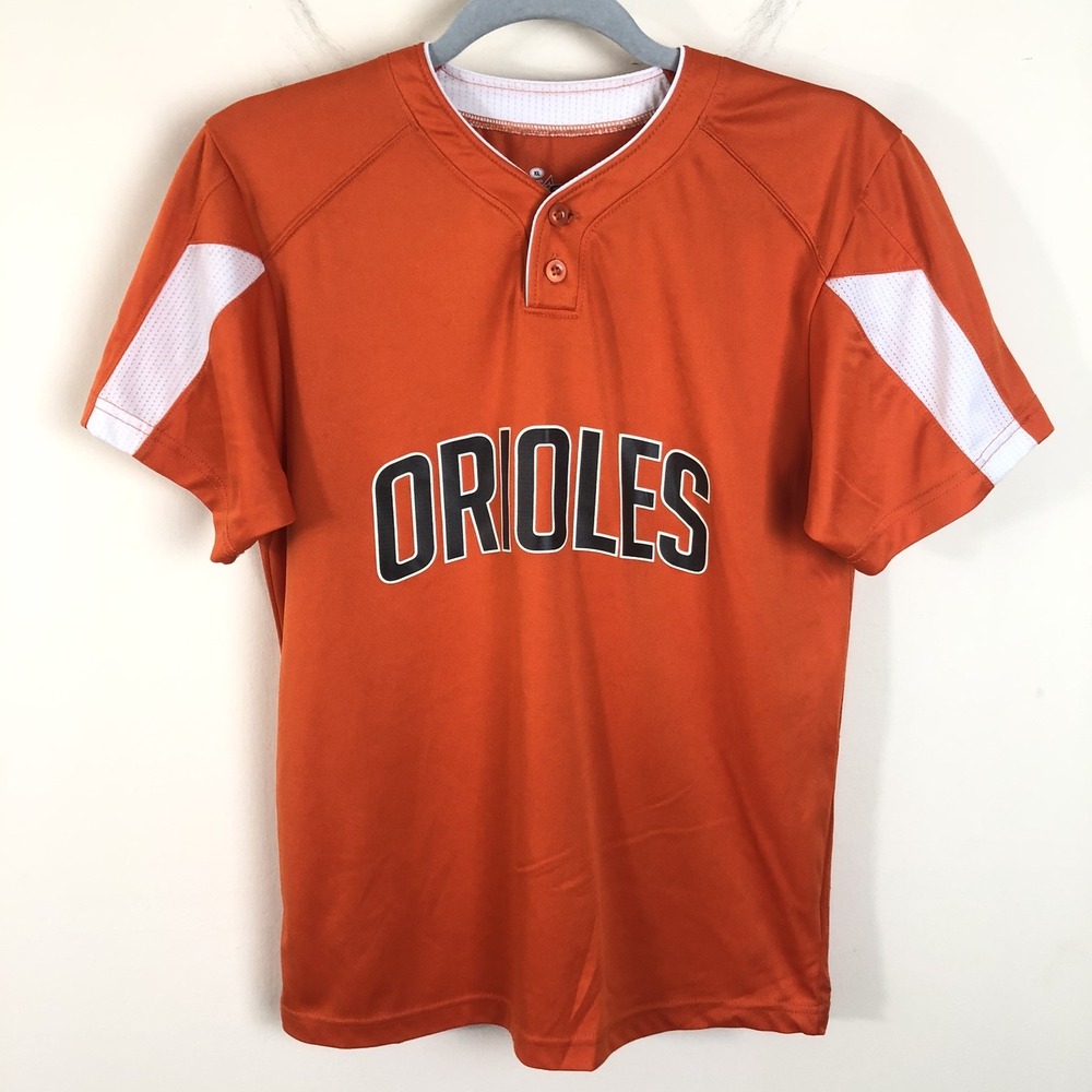 Baltimore Orioles Alleson Baseball Jersey Youth Sz XL Orange MLB